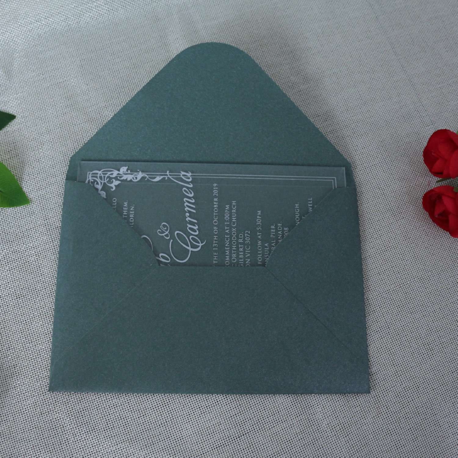Acrylic Invitation Card Latest  Invitation Card With Envelope